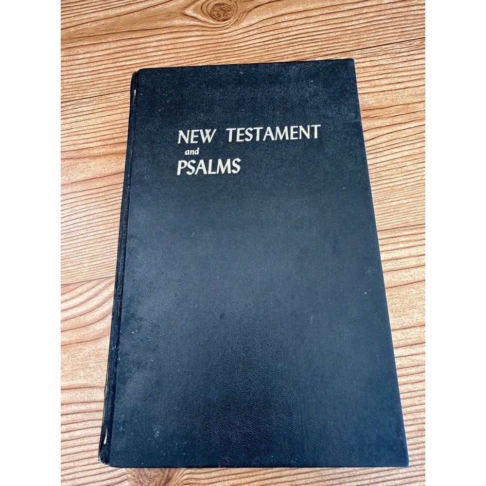 Vintage 1974 American Bible Society New Testament and Psalms King James Version